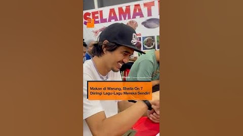 POV makan di warung ketemu penyanyi aslinya 😂 #sheilaon7 #vindes