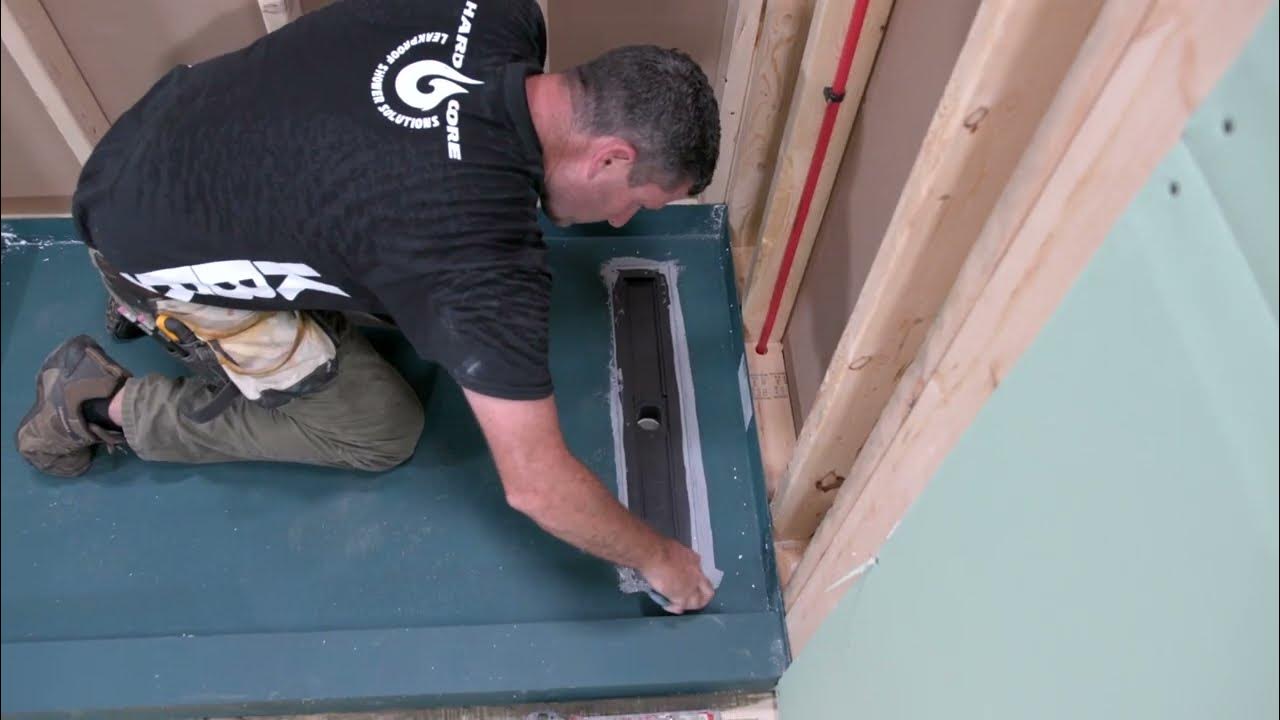 How to Install a Linear Shower (KBRS Linear TileBasin®) YouTube