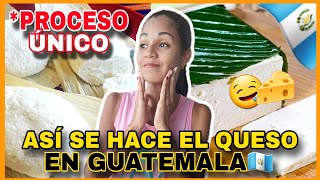 Así se ELABORA el QUESO 🧀 en GUATEMALA🇬🇹En CUBA🇨🇺 es muy DIFERENTE😱.Proceso ÚNICO✅️.Cubana reacciona