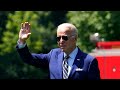 US President Biden stumbles on stairs at visit to Itsukushima Shrine