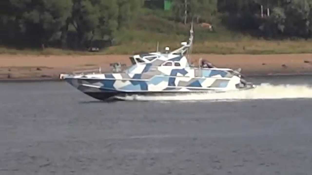 новый катер мангуст - YouTube