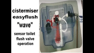 Cistermiser easyflush wave, sensor flush system