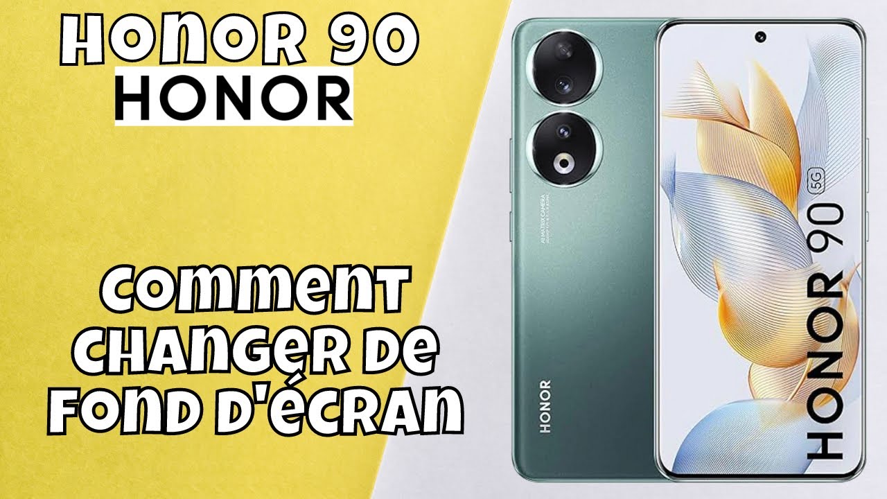 Comment changer de fond d'écran sur Honor 90 - YouTube