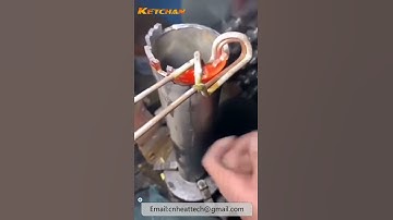 Drill teeth High Frequency Induction welding brazing Heater Machine System Equipment by KETCHAN