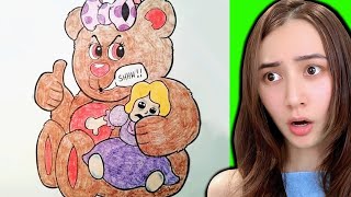 MOST *SCARY* CHILDREN COLORING BOOK Drawings!!