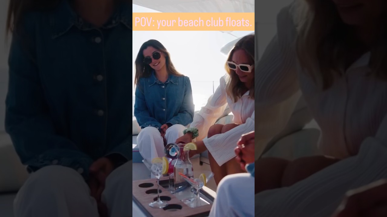 POV: your beach club floats.