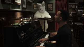 John Legend gets UNREAL with the Easter Bunny, Sing Sorry Bunny Junk Food Blues