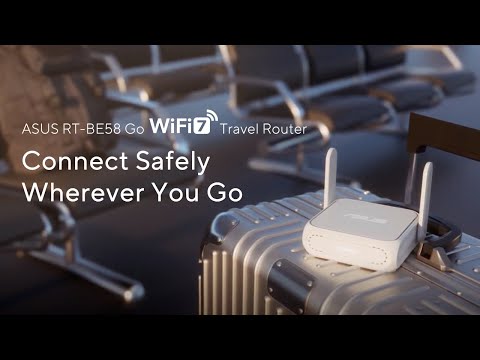 Connect Safely Wherever You Go | ASUS RT-BE58 Go Travel Router