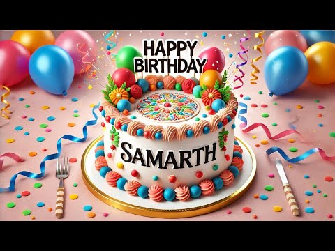 Happy Birthday Samarth Birthday Song With Name Cartoon Rhyme For Kids Toddlers