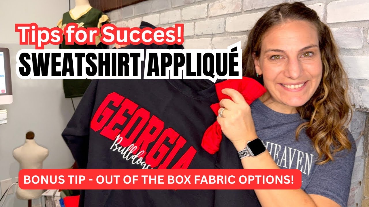 Советы для успеха! Толстовки: аппликация