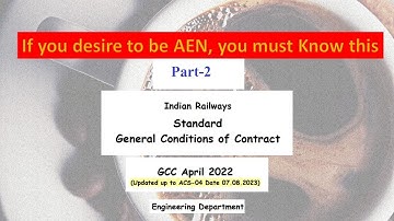 GCC 2022 Part 2 | Er Trivendra Kumar | NAIR |AEN 30%| AEN 70%