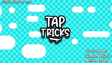 Tap Tricks  - A one-button 2D skateboard game (Ludum Dare 48)