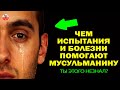 СМОТРИ ЧТО БУДЕТ ЕСЛИ МУСУЛЬМАНИН ВЫТЕРПИТ ИСПЫТАНИЯ И БОЛЕЗНИ ОТ АЛЛАХА