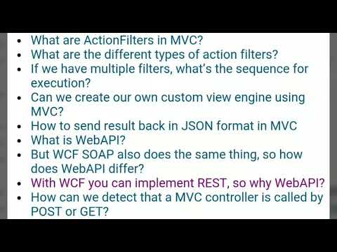MVC interview questions for freshers and experienced - YouTube