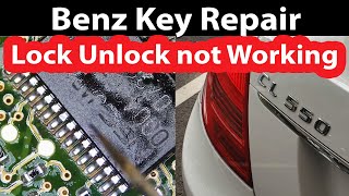Mercedes Benz CL550 Key Fob Repair  Lock Unlock buttons not working  Customer left car to test