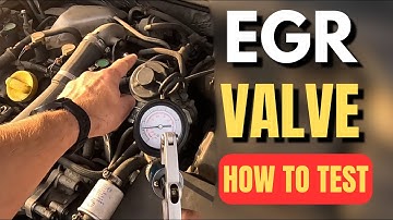 How to Test an EGR Valve (DIY Guide)