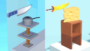 Almost Cut vs Slice Master - Very Satisfying and Relaxing ASMR Slicing Game