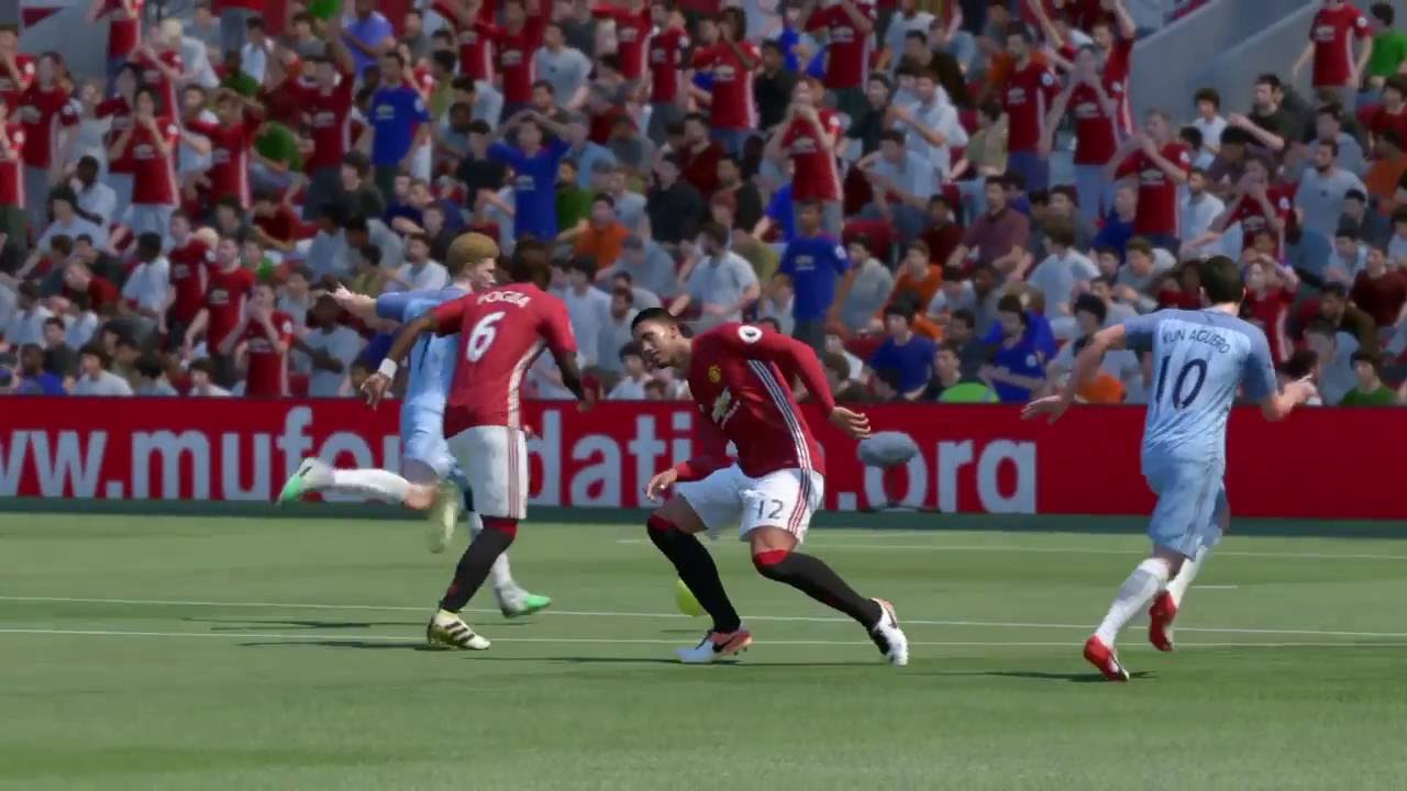 capital one cup 27 october 2016 MU vs Man City Match Simulation - YouTube