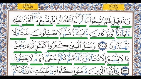 كيف تقرأ سورة البقرة مع شرح أحكام التجويد  170-176💥 احمد البربرى