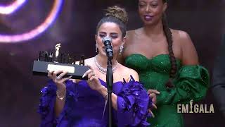 Dubai Bling star Safa Siddiqi wins the Star of the Night Award at The EMIGALA 2023