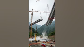 The Bridge Building Collapse Disaster #buildingfail #crane #Collapse