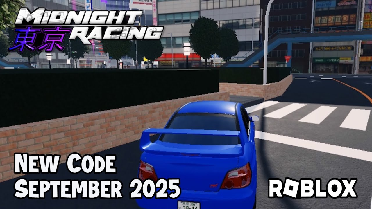 Roblox Midnight Racing Tokyo New Code September 2025 - YouTube