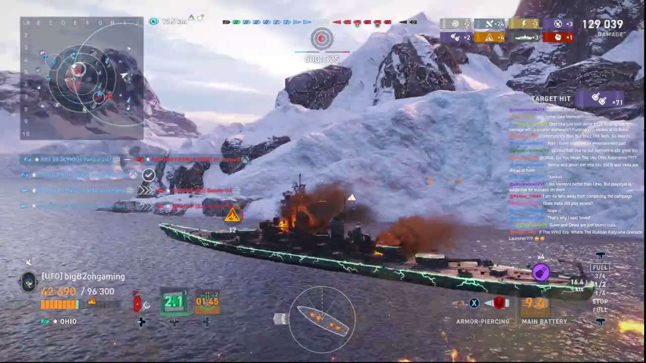 Род-Айленд хотел бы иметь хороший вспомогательный линкор — лучшие моменты трансляции World of War...