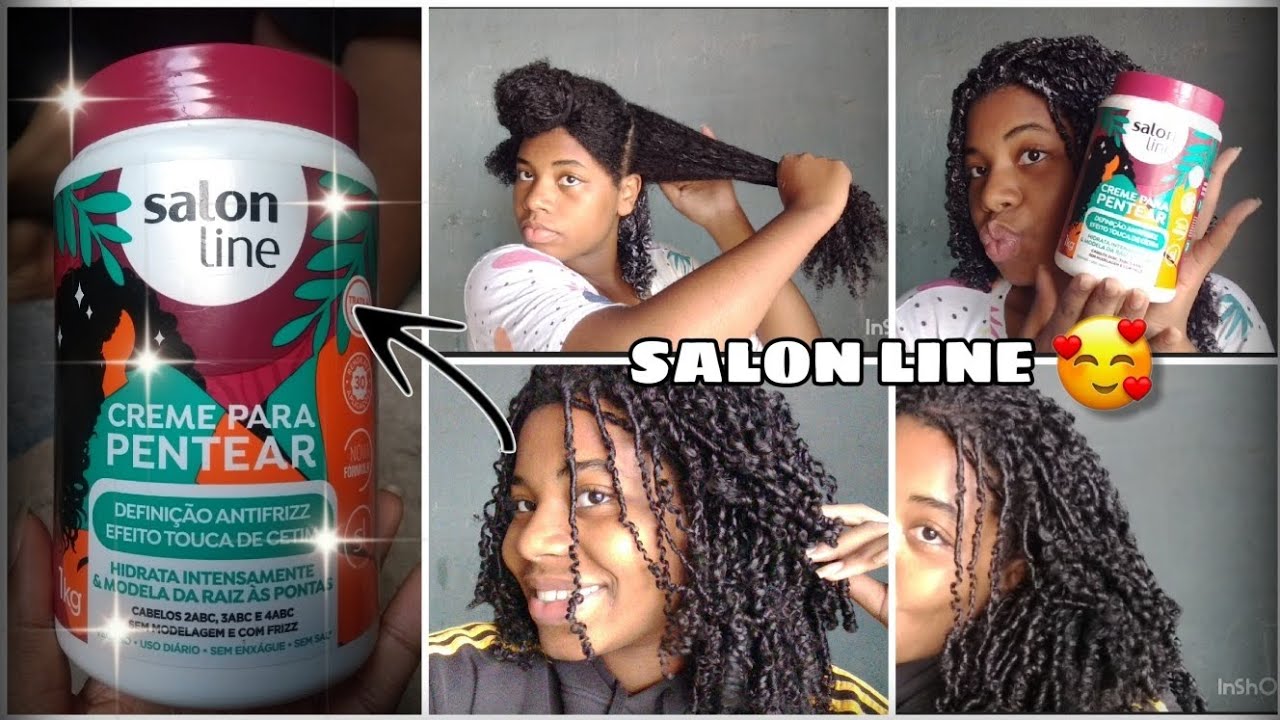 testando Salon line DEFINIÇÃO ANTIFRIZZ EFEITO TOUCA DE CETIM!! - YouTube