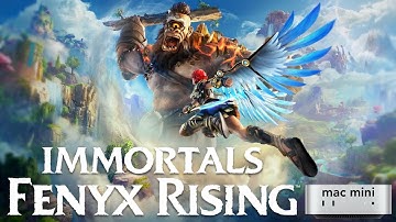 Immortals Fenyx Rising, Mac Mini M4, CrossOver: Gameplay & Benchmark