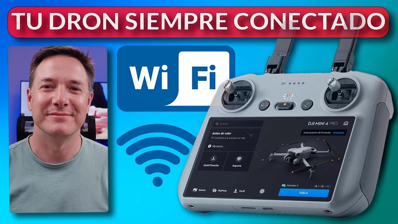 🔴 Cómo Conectar 🔌 el DJI RC / RC 2 a Internet Usando el Teléfono (Paso a Paso)