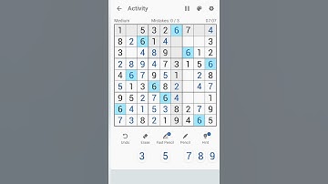Medium Sudoku in 7 minutes || Sudoku In Minutes