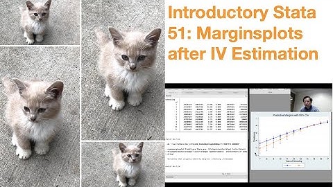Introductory Stata 51: Marginsplots after IV Estimation