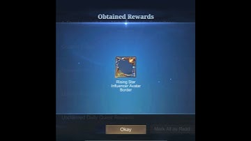 RISING STAR INFLUENCER AVATAR BOARDER MLBB 😍