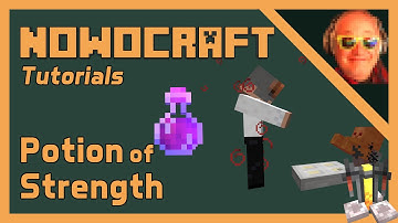POTION of STRENGTH - how to brew and use it - a MINECRAFT Quick and Easy Tutorial!