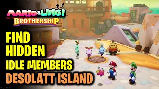 Desolatt Island - Find the Hidden IDLE Members & Reach the Lighthouse | Mario & Luigi Brothership