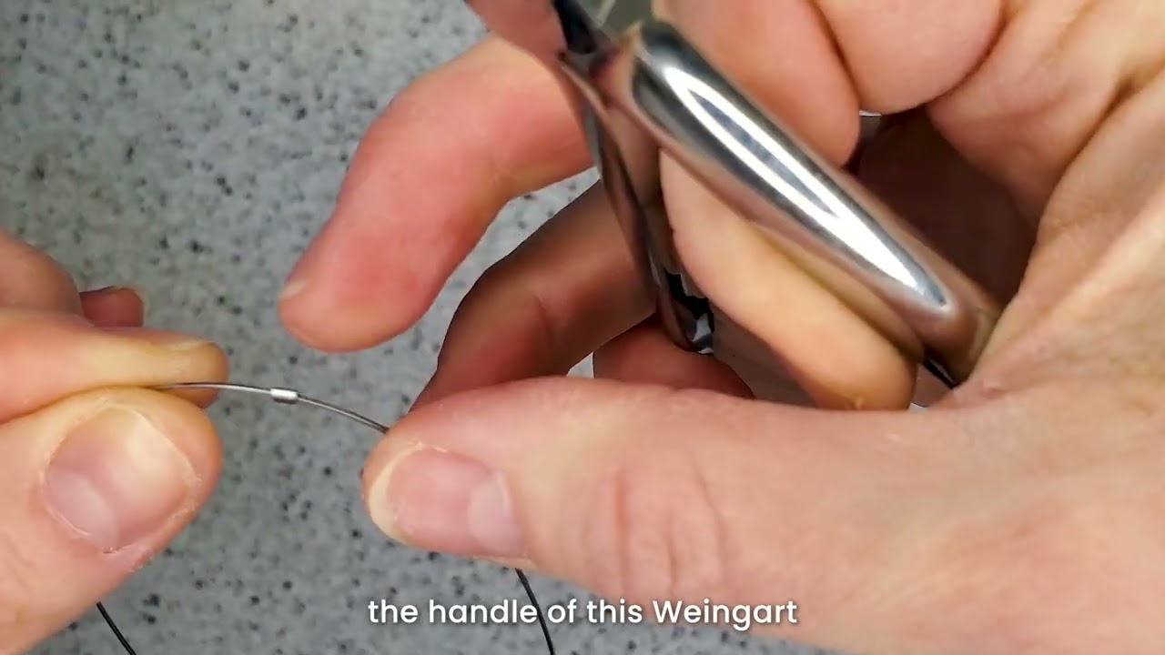 How to place a crimp stop