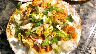 How To Make Chicken Tinga Tostadas Y Tinga De Pollo In Adobo Sauce Recipe