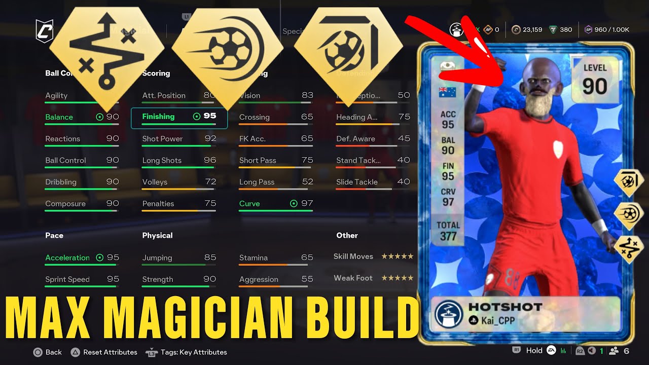 NEW* 90 MAX LEVEL MAGICIAN ST BUILD ! Pro Clubs FC 26 ! - YouTube