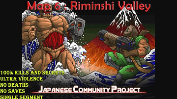 Doom 2 Japanese Community Project Map 6 : Riminshi Valley ( Ultra Violence 100% )