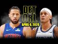 Detroit Pistons vs Orlando Magic Full Game Highlights – April 6, 2026 | NBA Season