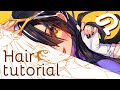 【Tutorial】 How to draw and color hair (Hyan Tricks and Tips #3)