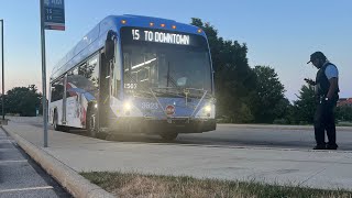 (FAST POV) RTA 2017 Gillig BRT +CNG 40’ [ 15- Union/Harvard] #3623