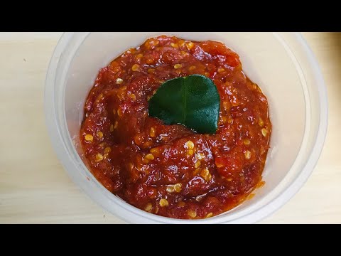 Sambal Untuk Tempe Bacem