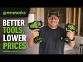 Greenworks Is Coming for Milwaukee, DeWalt, and Ryobi