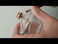 How to Remove/open perfume bottle cap/top using minus screw driver.