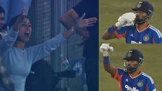 Hardik Pandya Gave Flying Kiss To His Girlfriend Mahieka Sharma After 2Nd Fastest T20 Fifty Vs Sa
