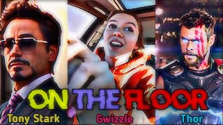 On The Floor - Tony Stark and Thor Edit | Gwizzle Edit 🥵 #tonystark #thor #gwizzlecar #shorts #viral