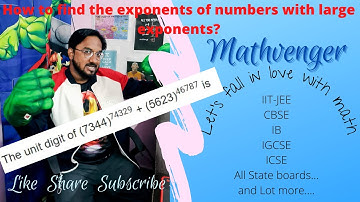 How to find the unit digit of numbers with large exponents?
