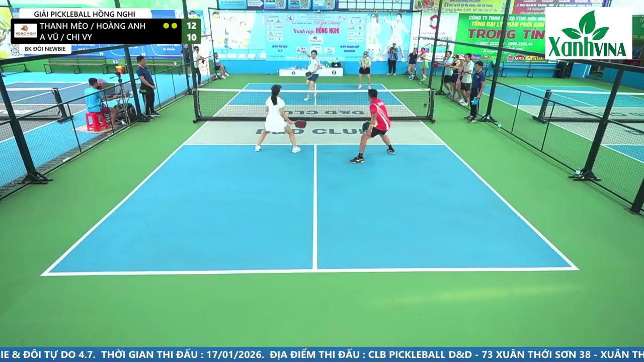 GIẢI PICKLEBALL THIỆN NGUYỆN TẾT YÊU THƯƠNG.TRANH CÚP HỒNG NGHI.