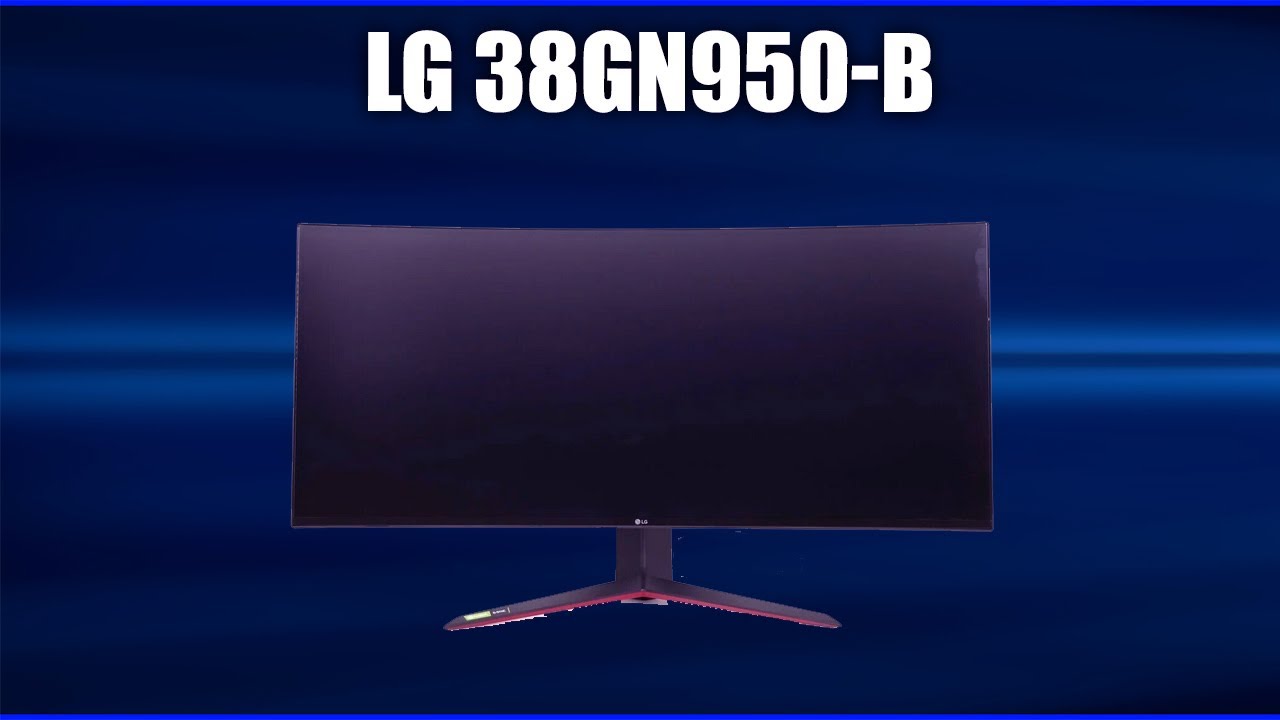Монитор LG 38GN950-B - YouTube